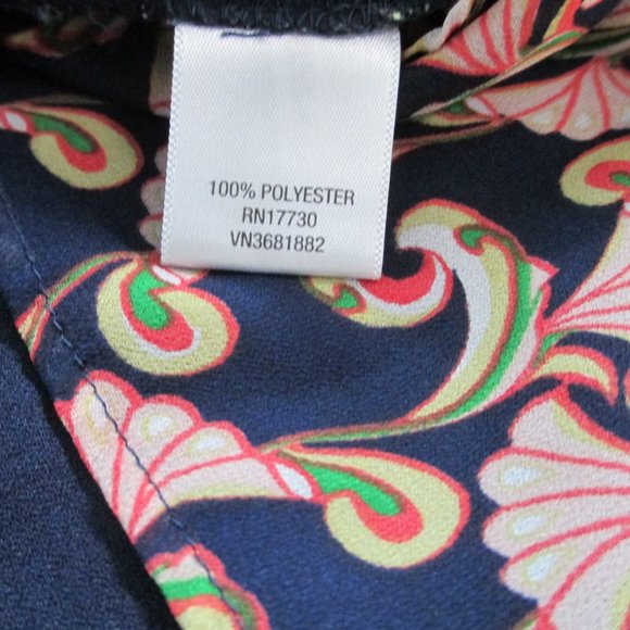 Webster Miami for Target Blue Print Ruffle Neck Cami Size L - Picture 8 of 14